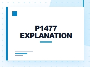 Code P1477 Error Identification Guide